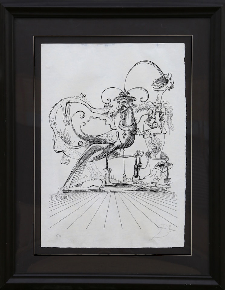 Untitled from Les Songes drolatiques de Pantagruel by Salvador Dali
