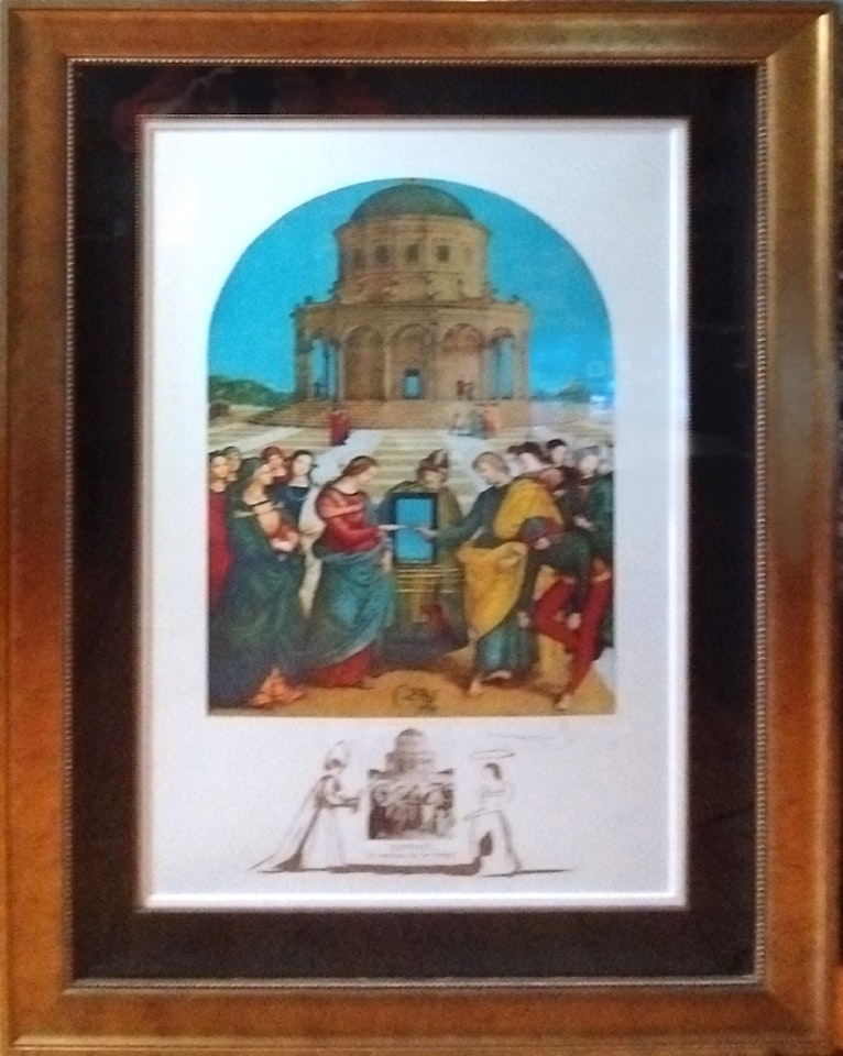 Raphael (Le Mariage de la Vierge) from Changes in Great Masterpieces by Salvador Dali