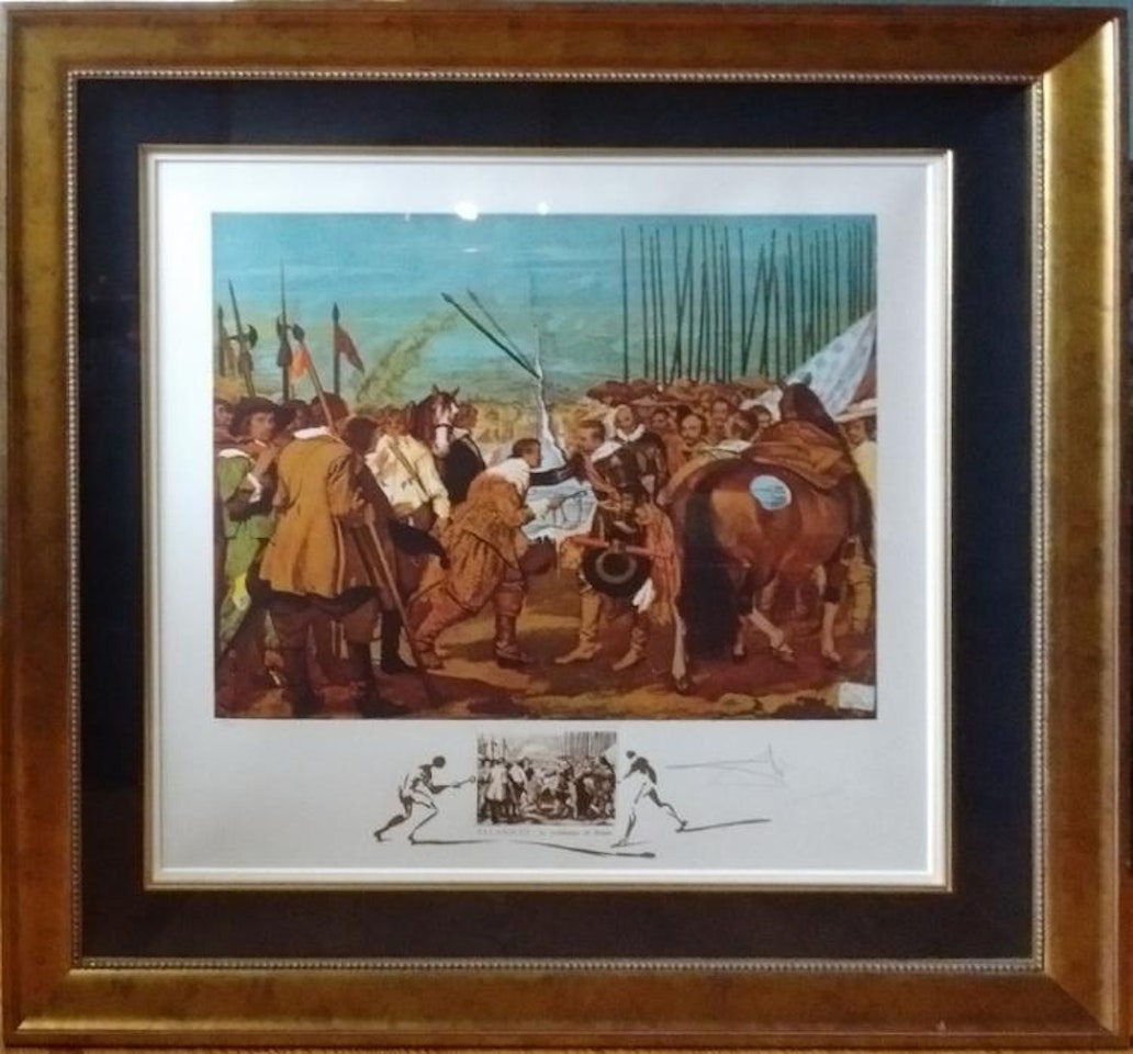 Velasquez (Le Reddition de Breda) from Changes in Great Masterpieces by Salvador Dali