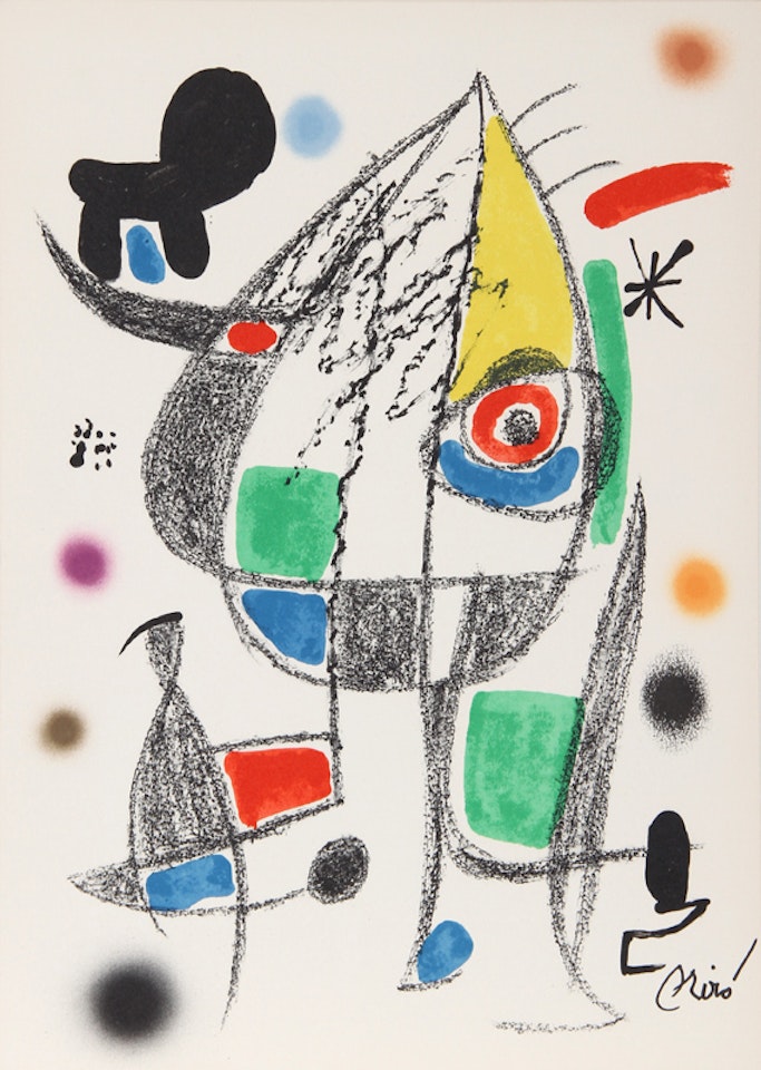 Maravillas con Variaciones Acrosticas en el jardin de Miro (Number 22) by Joan Miró