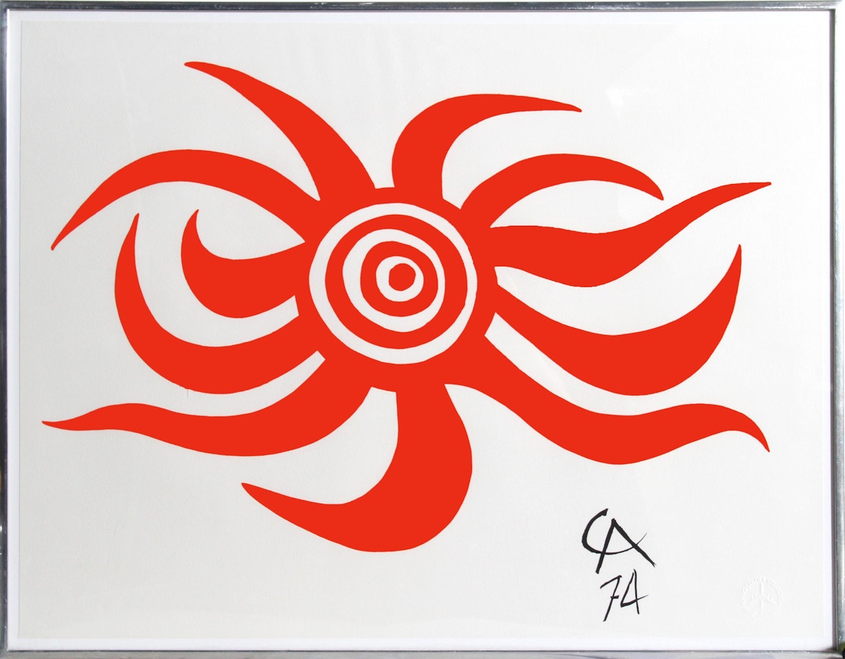 Sunburst from Flying Colors for Braniff Airlines by Alexander Calder