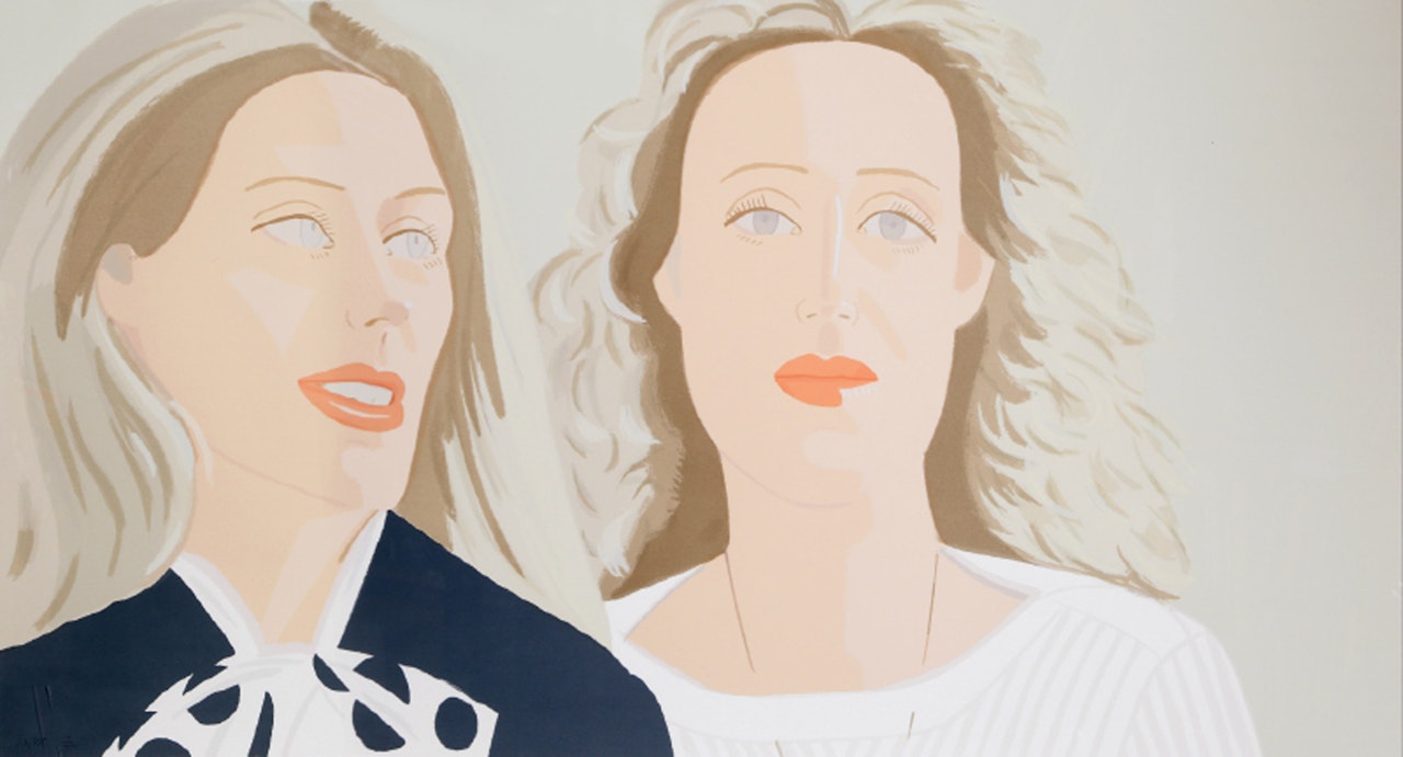 Julia and Alexandra by Alex Katz