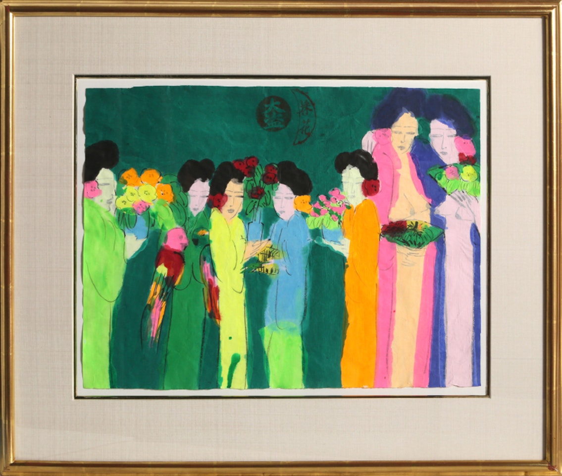 Seven Geishas by Walasse Ting