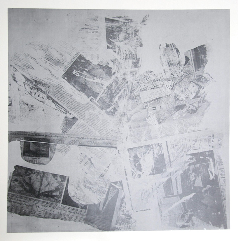 Features from Currents, #60 by Robert Rauschenberg