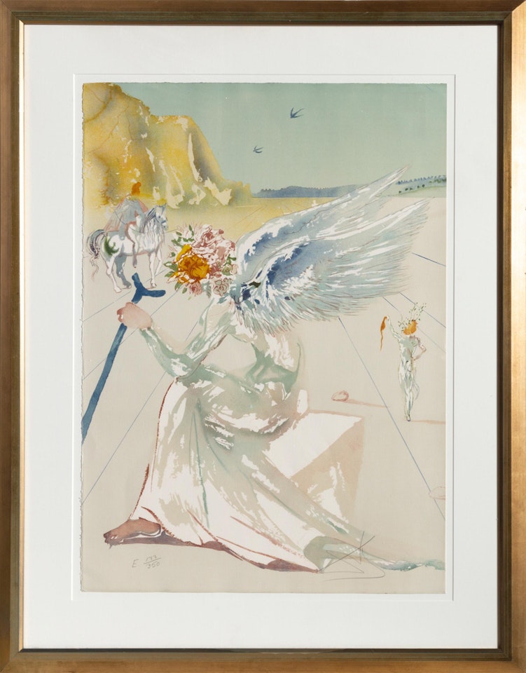 Helen of Troy; Homage a Homere by Salvador Dali