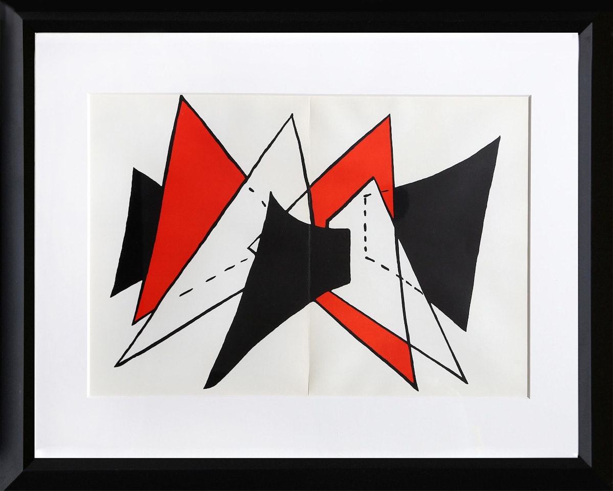 Study for Sculpture II from Derriere Le Miroir by Alexander Calder