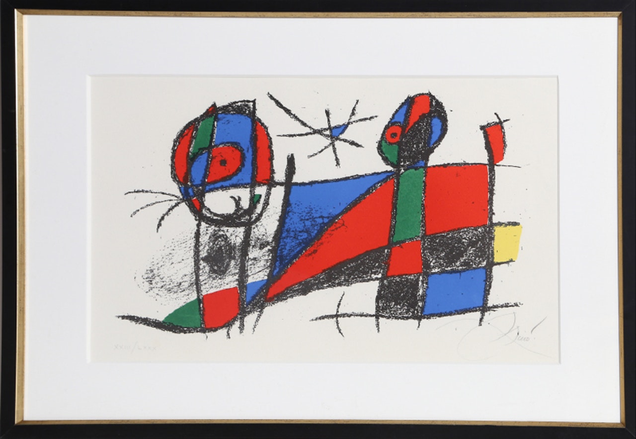 Lithograph VI (M. 1042) by Joan Miró