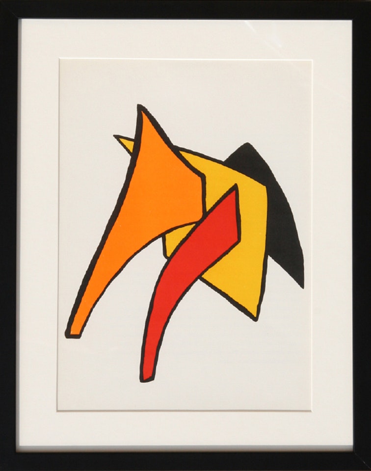 Stabiles VI from Derriere Le Miroir by Alexander Calder