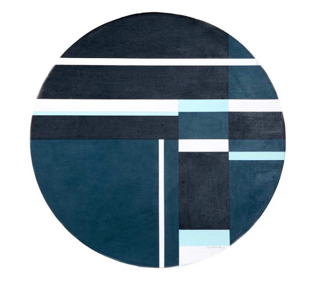 Blue Tondo by Ilya Bolotowsky