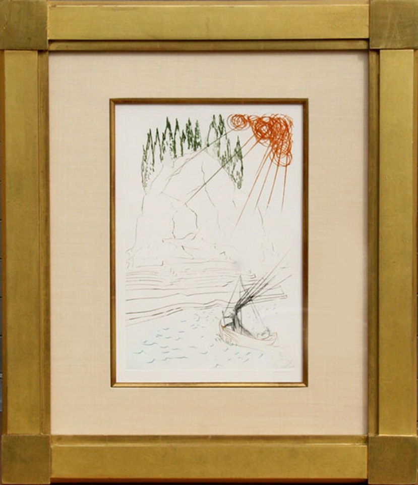 Le Combat avec Morhoult from Tristan et Iseult by Salvador Dali
