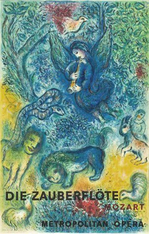 Metropolitan Opera: Die Zauberfloete, Mozart by Marc Chagall