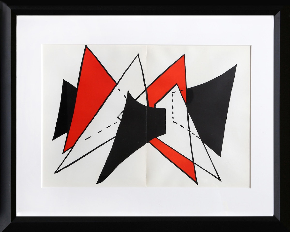 Study for Sculpture II from Derriere Le Miroir by Alexander Calder