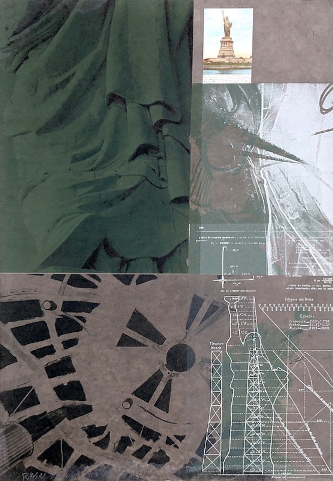 Statue of Liberty from the New York, New York Portfolio by Robert Rauschenberg