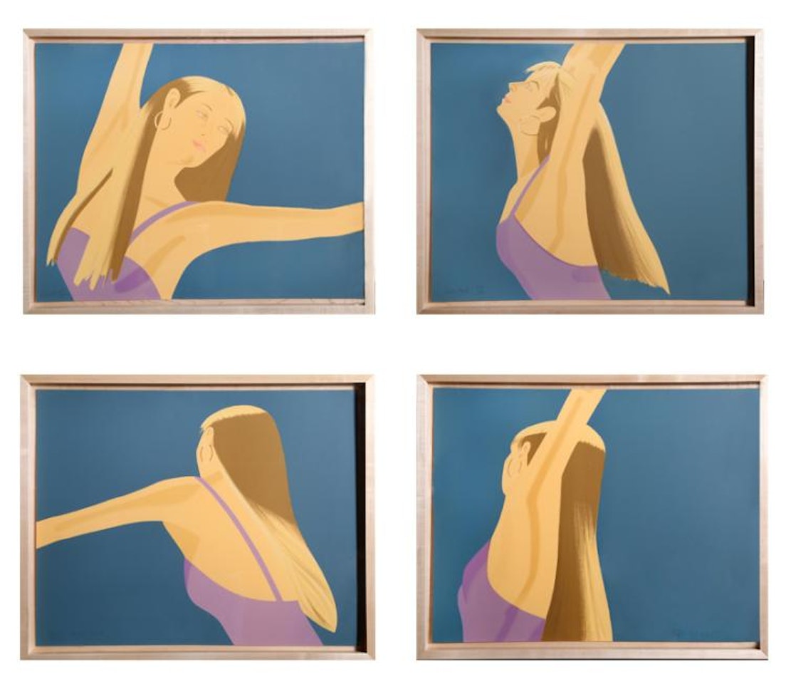 Night; William Dunas Dance I-IV by Alex Katz