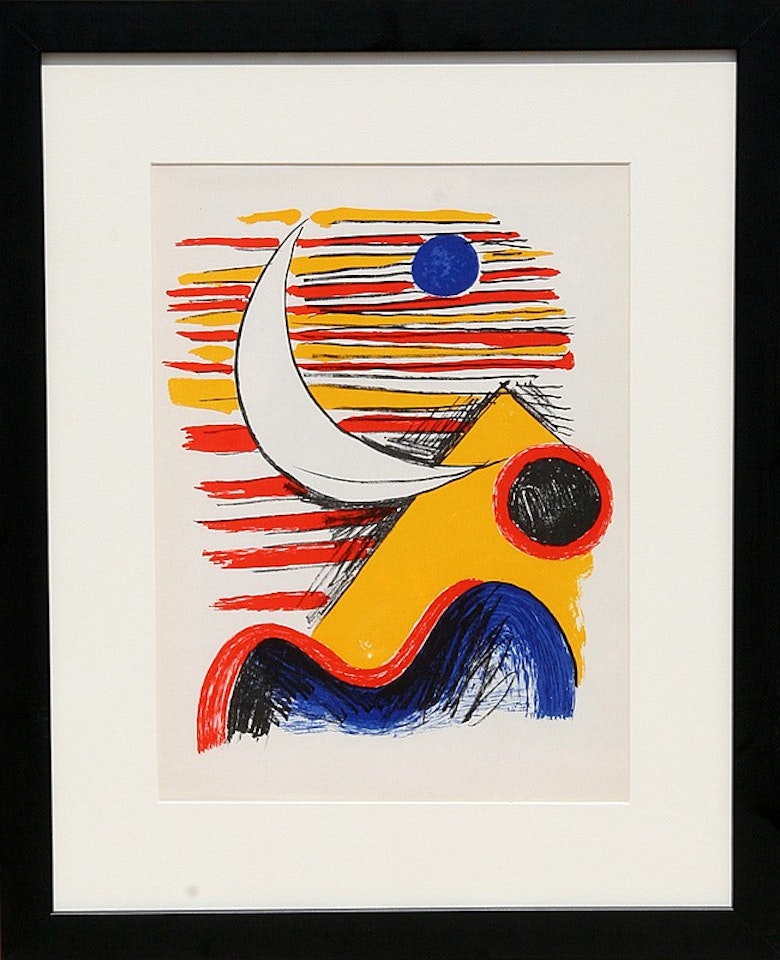 La Lune et La Montagne Jaune by Alexander Calder