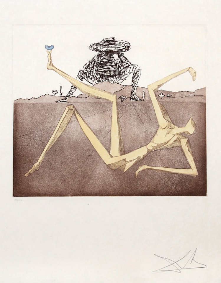 The Heart of Madness from Historia de Don Quichote de la Mancha by Salvador Dali