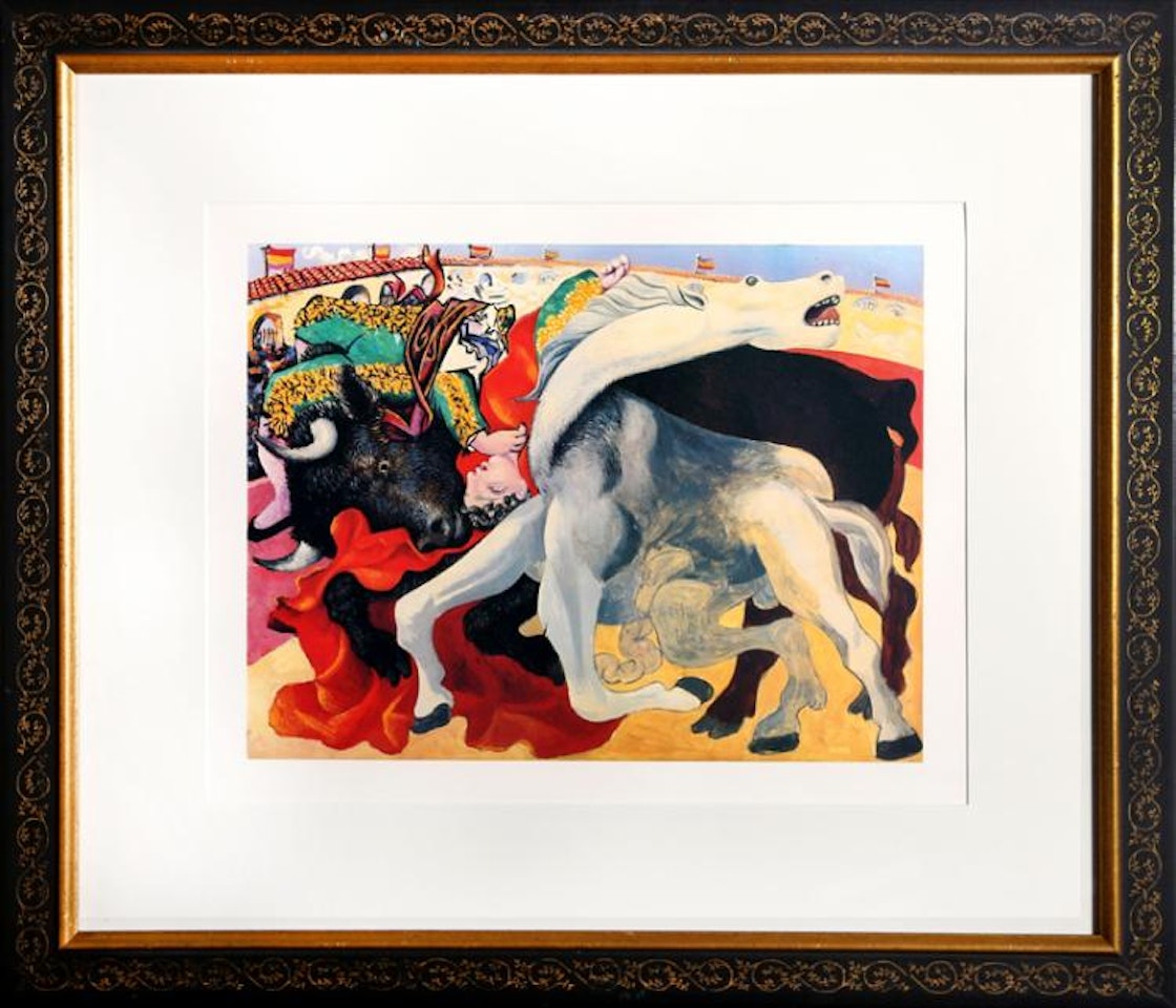 Corrida la Mort du Torero by Pablo Picasso