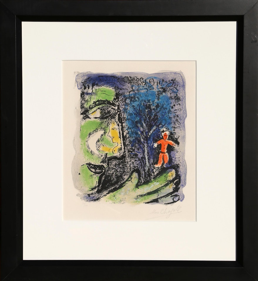 Le Profil et l"Enfant Rouge (M. 284) by Marc Chagall