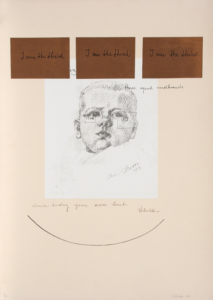 No. 3; I am the Third by Michelangelo Pistoletto