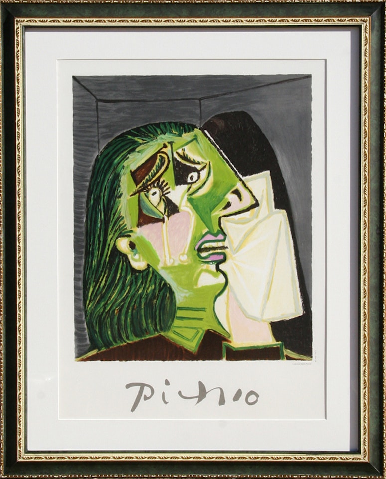 Femme au MouchoirYear of Original Artwork by Pablo Picasso