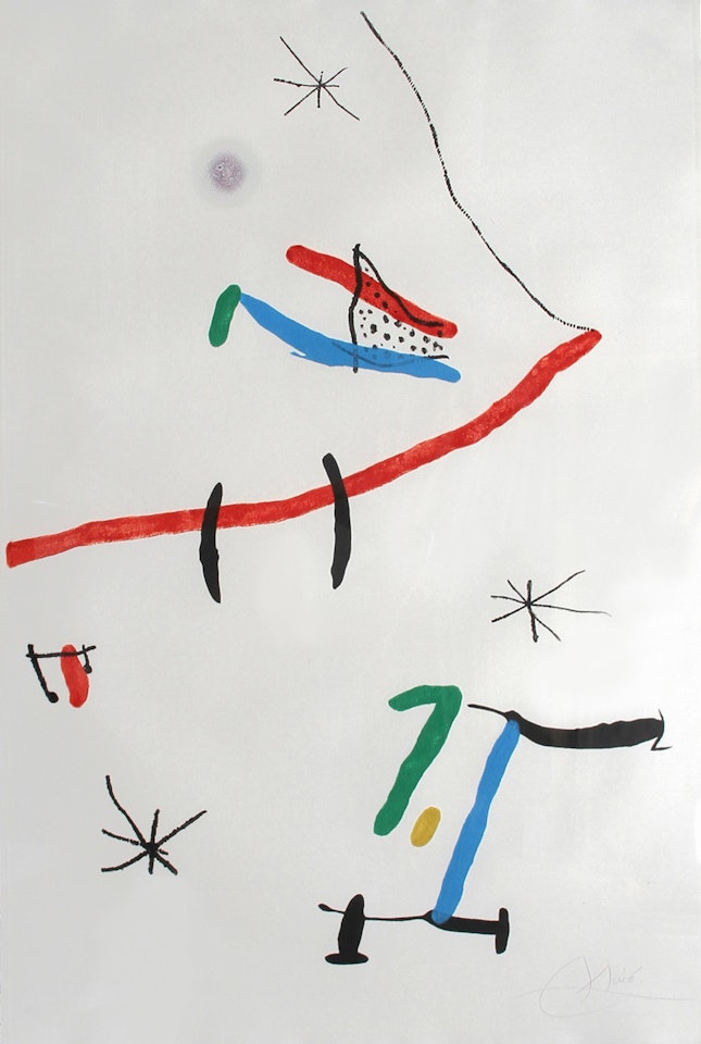Barcelona, Plate 12 (Dupin 603) by Joan Miró