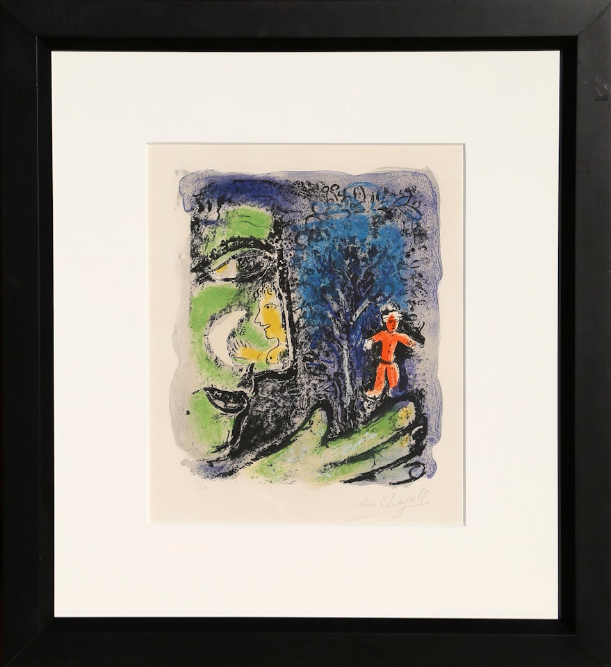 Le Profil et l"Enfant Rouge (M. 284) by Marc Chagall