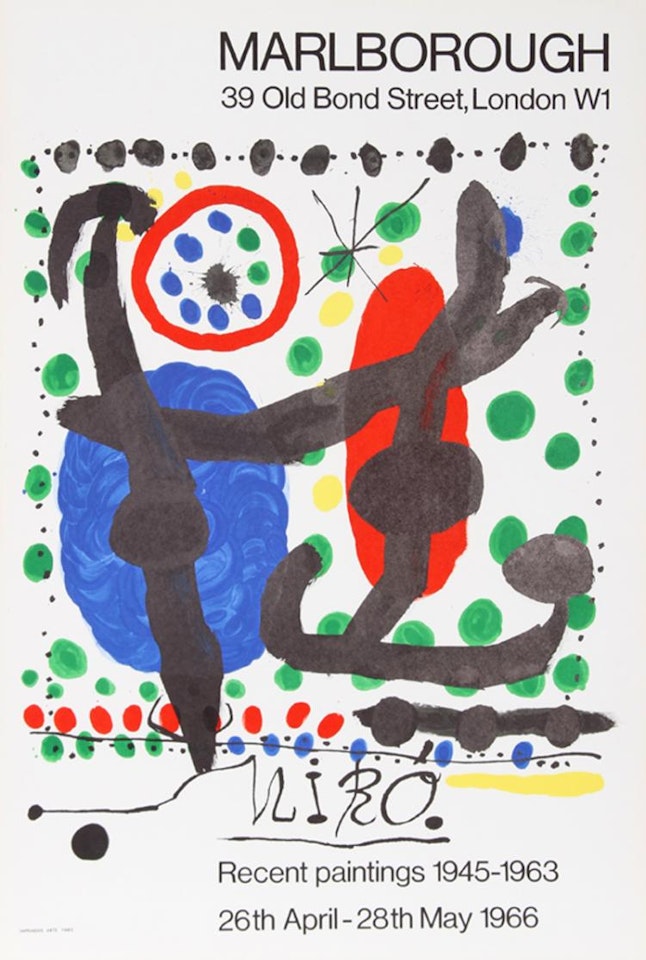 Recent Paintings 1945-1963 Exhibition by Joan Miró