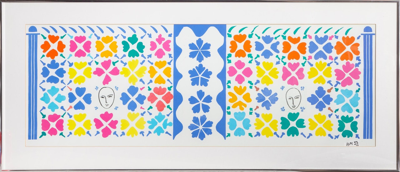 Large Decoration with Masks by Henri Matisse