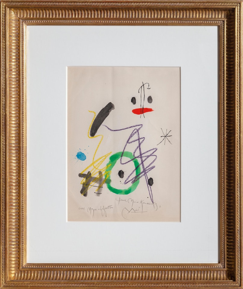 Quelques Fleurs pour des Amis (Pour Mme. Kandinsky) by Joan Miró