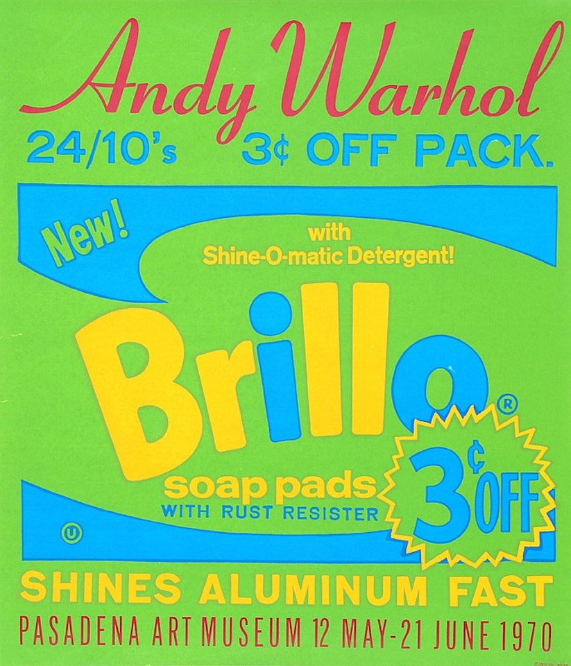 Brillo Soap Pads - Pasadena Art Museum Poster by Andy Warhol