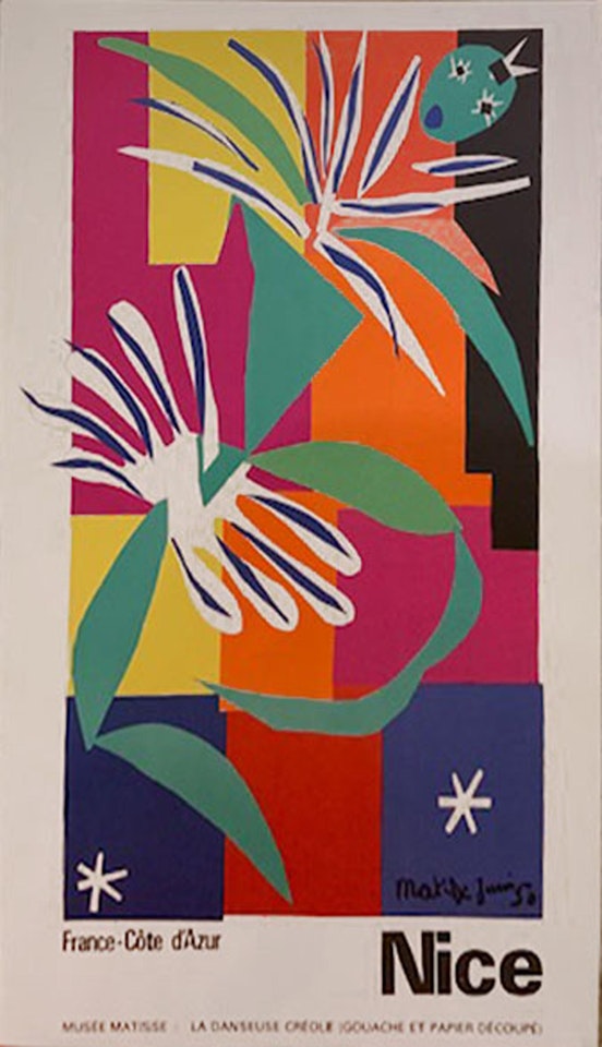 La Danseuse Creole, France - Côte d"Azur (Musee Matisse) by Henri Matisse
