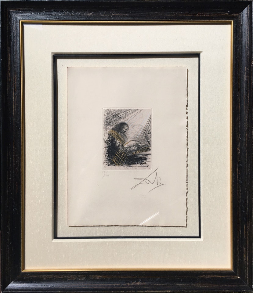 Faust Lisant from Faust by Salvador Dali
