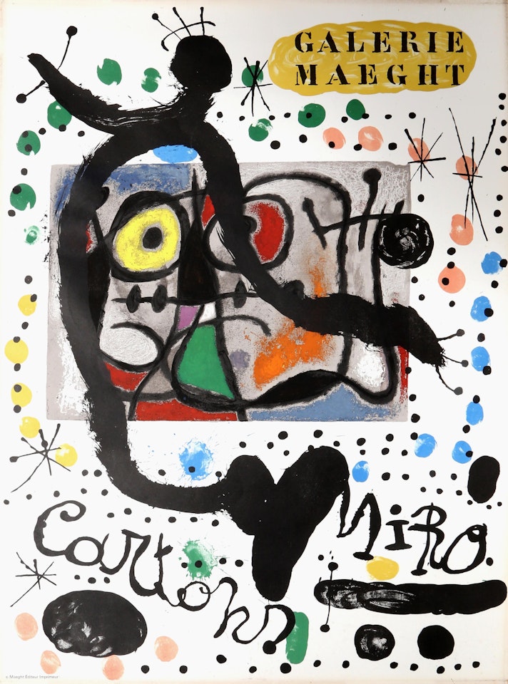 Cartons Miro at Galerie Maeght by Joan Miró
