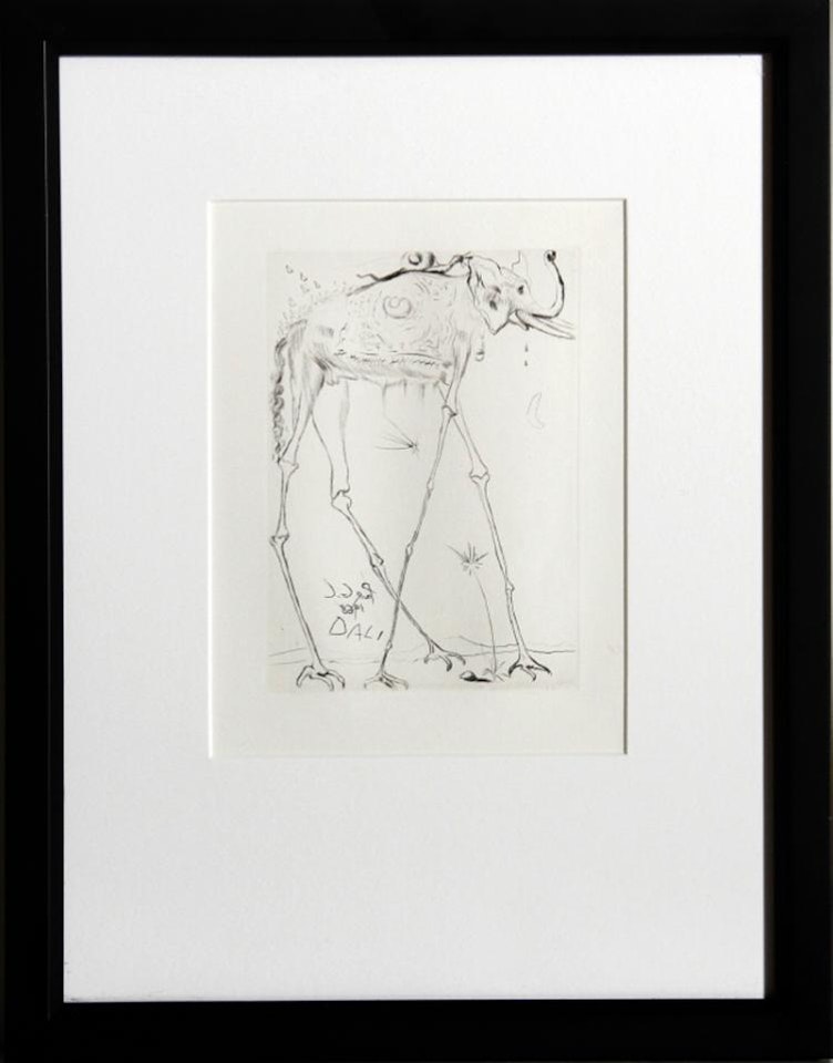 Space Elephant by Salvador Dali