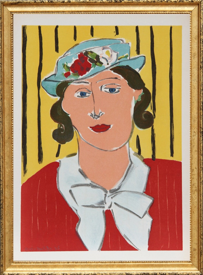 Portrait from Verve Vol. II Magazine No. 5/6 by Henri Matisse