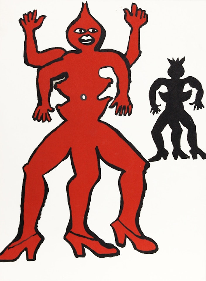 Derrier le Miroir (Two Acrobats) by Alexander Calder