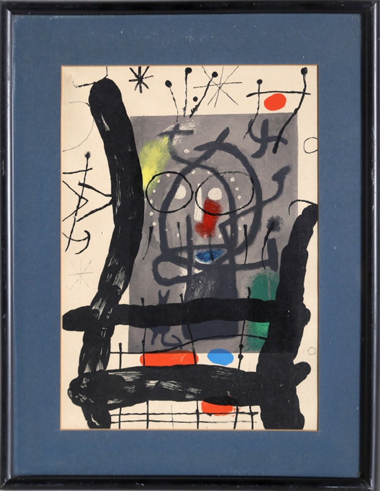 Cartons II from Derriere le Miroir by Joan Miró