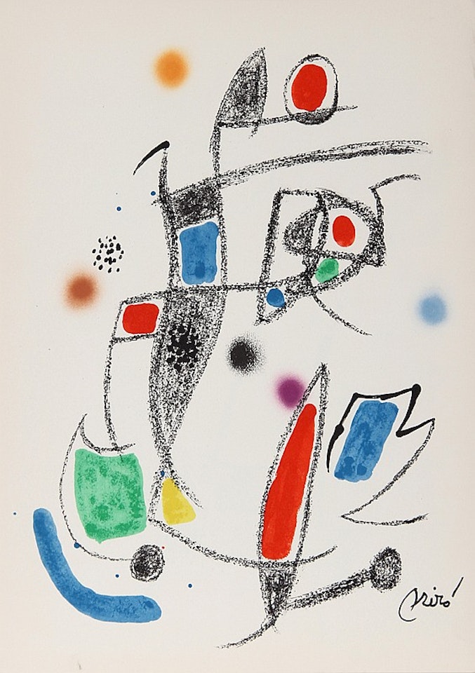 Maravillas con Variaciones Acrosticas en el jardin de Miro (Number 12) by Joan Miró