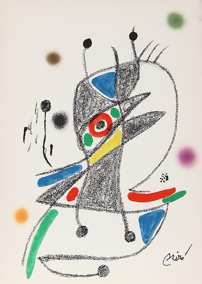 Maravillas con Variaciones Acrosticas en el jardin de Miro (Number 4) by Joan Miró