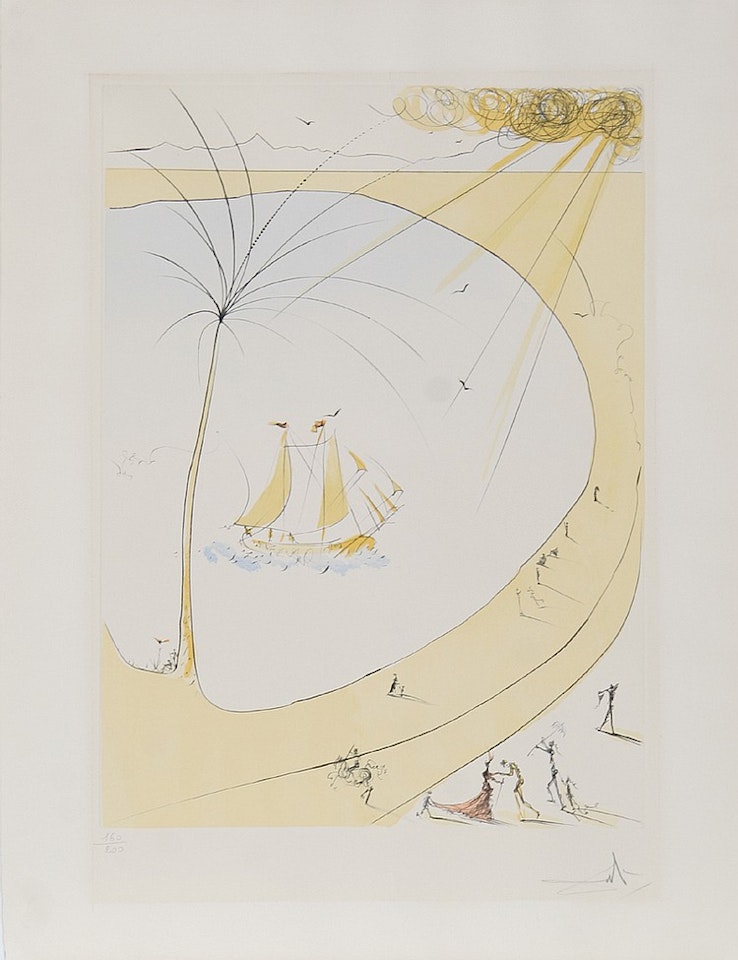 Homage to Picasso by Salvador Dali