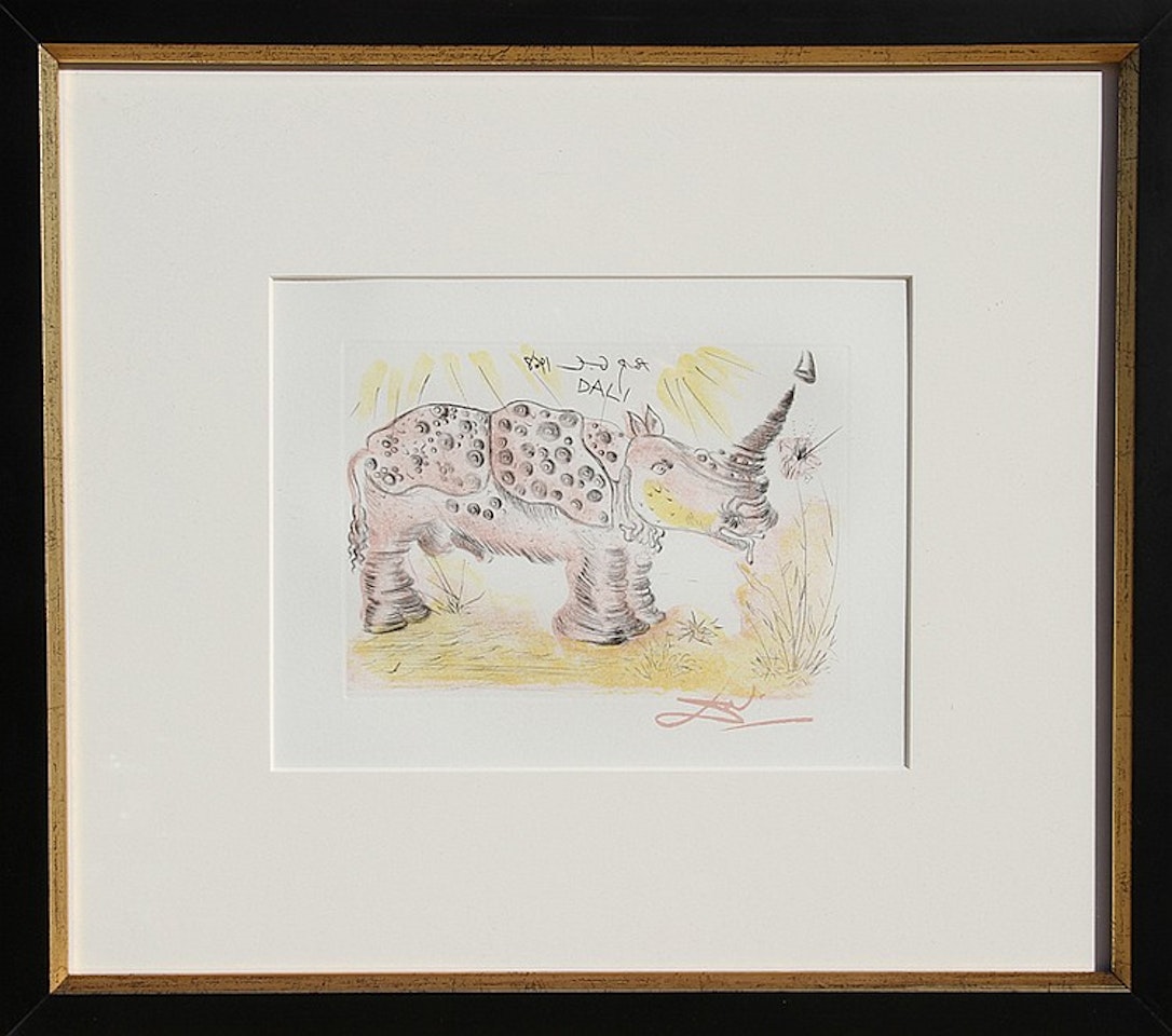 Rhinoceros by Salvador Dali