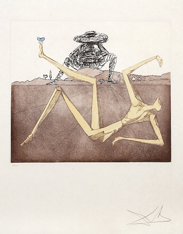 The Heart of Madness from Historia de Don Quichote de la Mancha by Salvador Dali