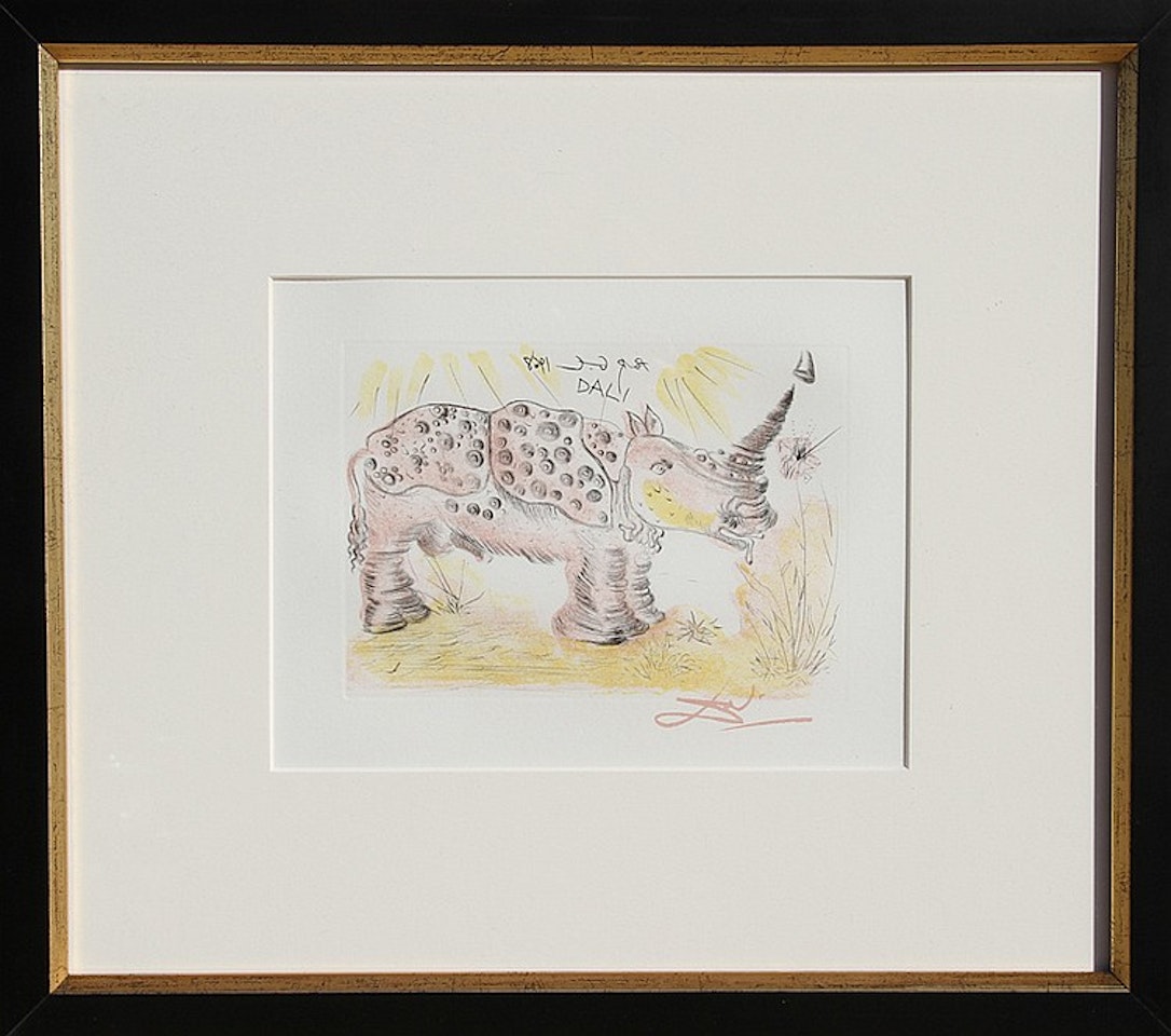 Rhinoceros by Salvador Dali