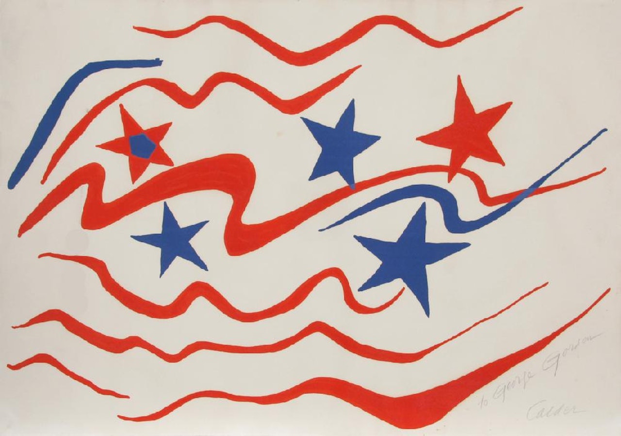 untitled (Stars and Stripes) by Alexander Calder