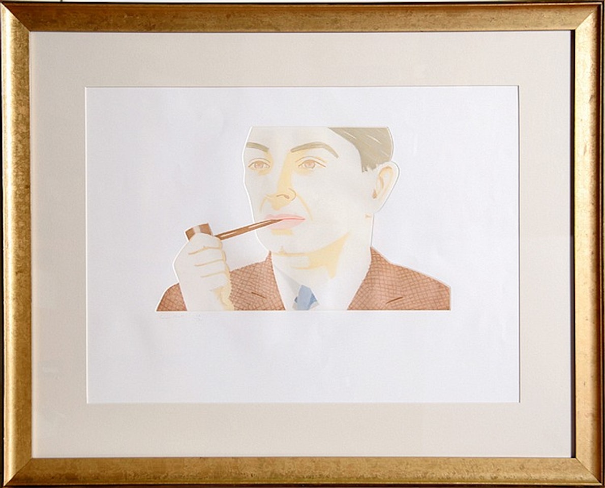 Man with Pipe by Alex Katz