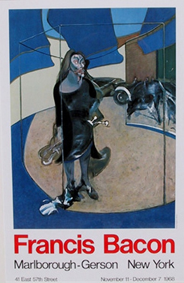 Poster for the Exhibition at Marlborough/Gerson Galleries, New York by Francis Bacon