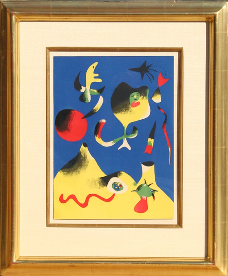 Air from Verve Magazine Vol.1 #1 by Joan Miró
