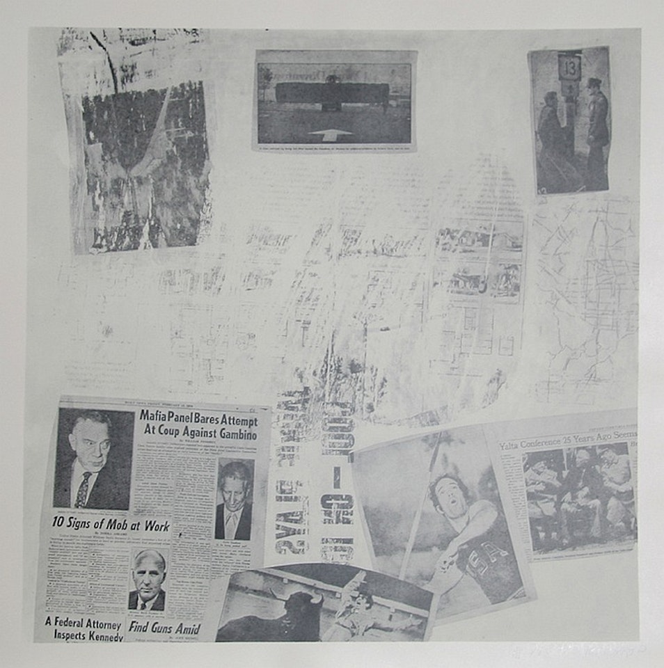 Features from Currents, #72 by Robert Rauschenberg