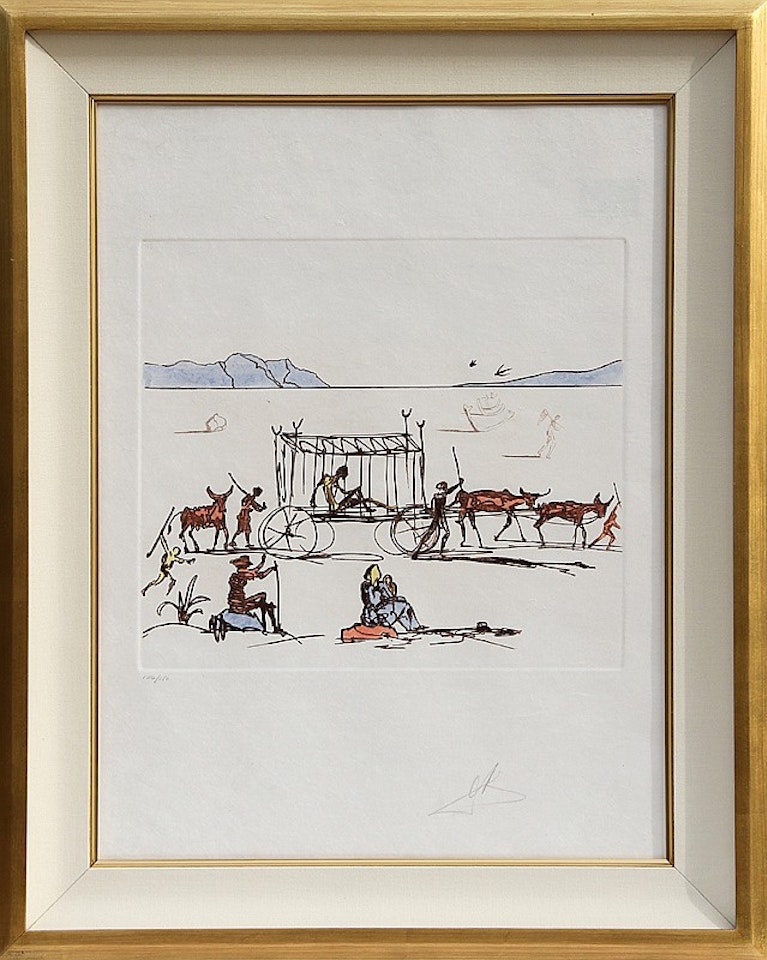 Judgment from Historia de Don Quichotte de la Mancha by Salvador Dali