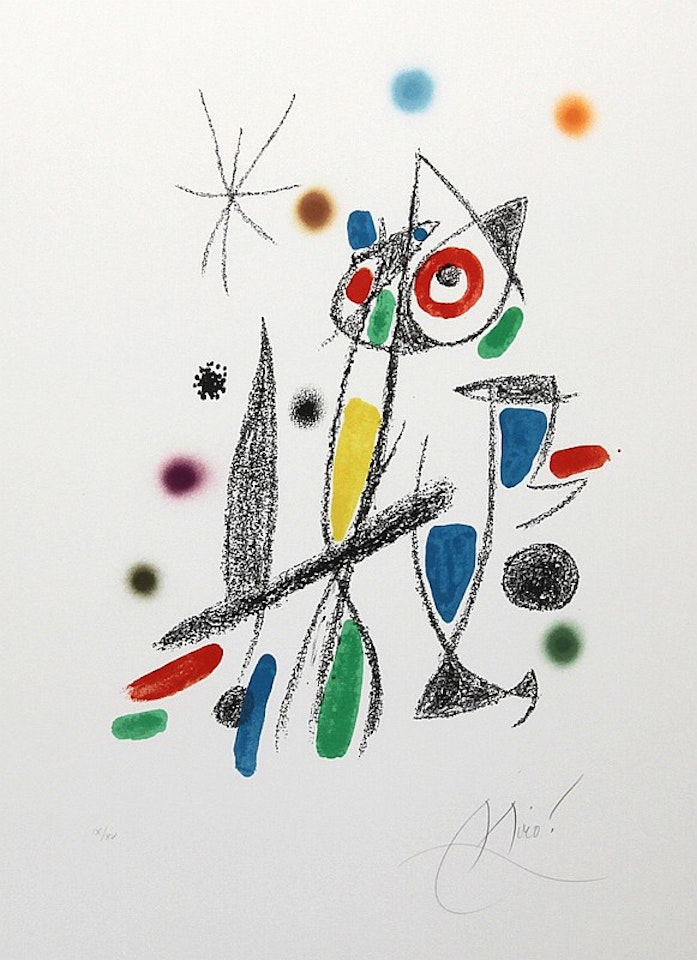 Maravillas con Variaciones Acrosticas en el jardin de Miro (Number 14) by Joan Miró